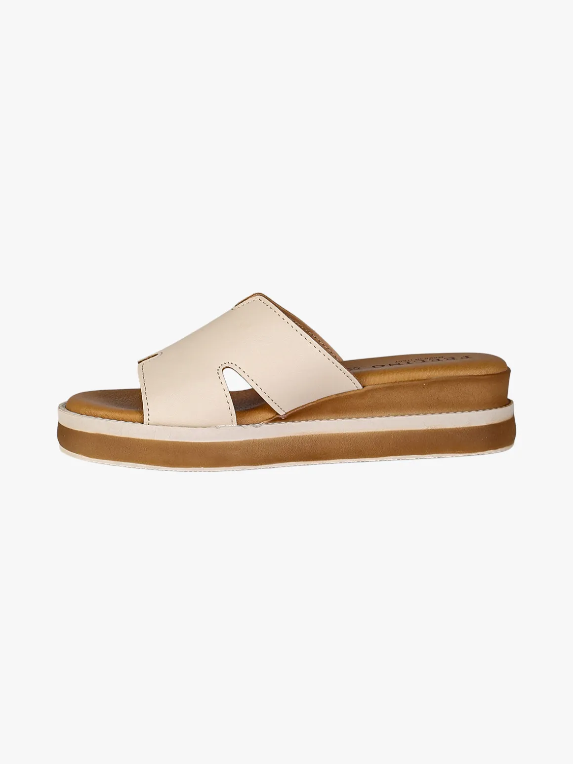 Feeling Ciabatte donna con platform - beige