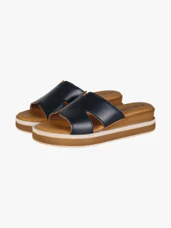 Feeling Ciabatte donna con platform - blu scuro
