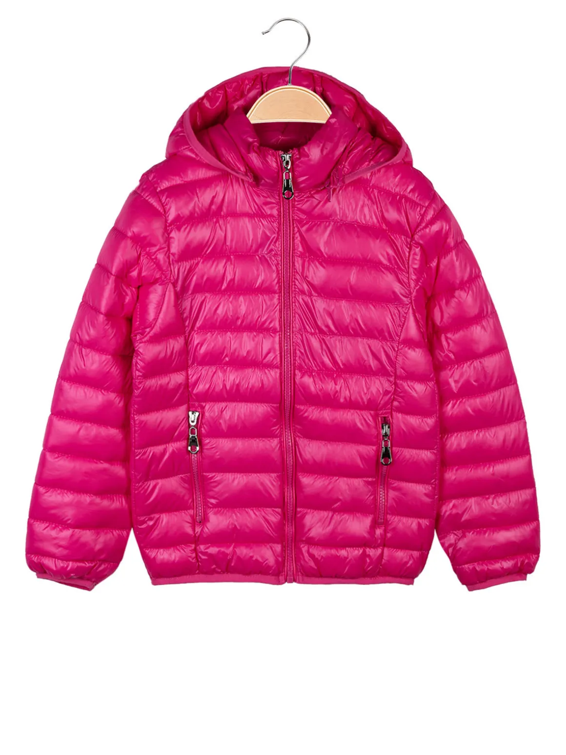 F&H Kids Giubbotto da bambina con cappuccio