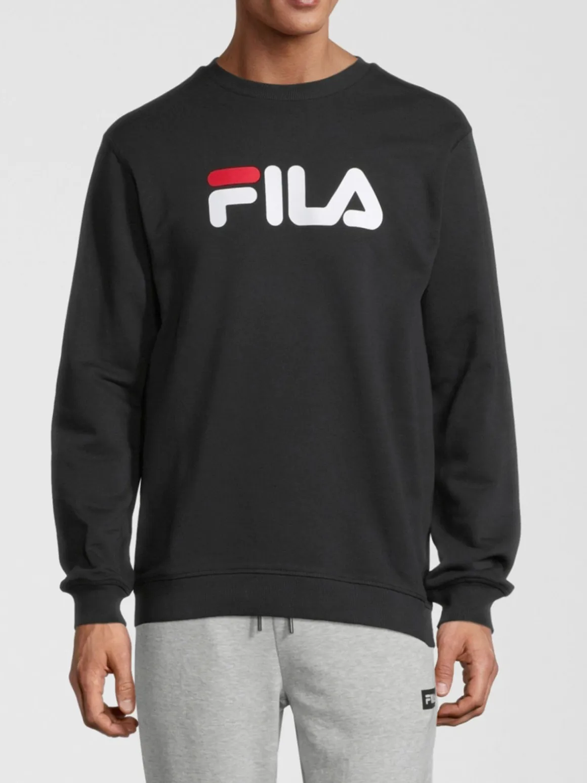 Fila Felpa girocollo unisex con scritta