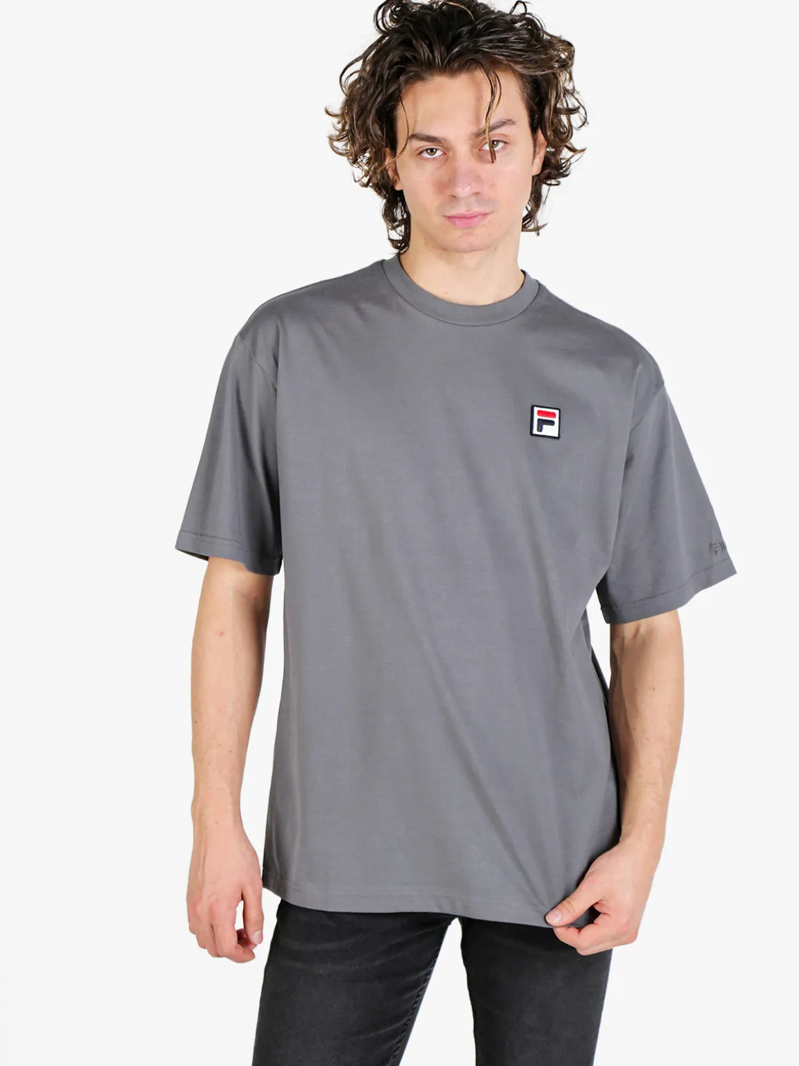 Fila T-shirt da uomo girocollo in cotone