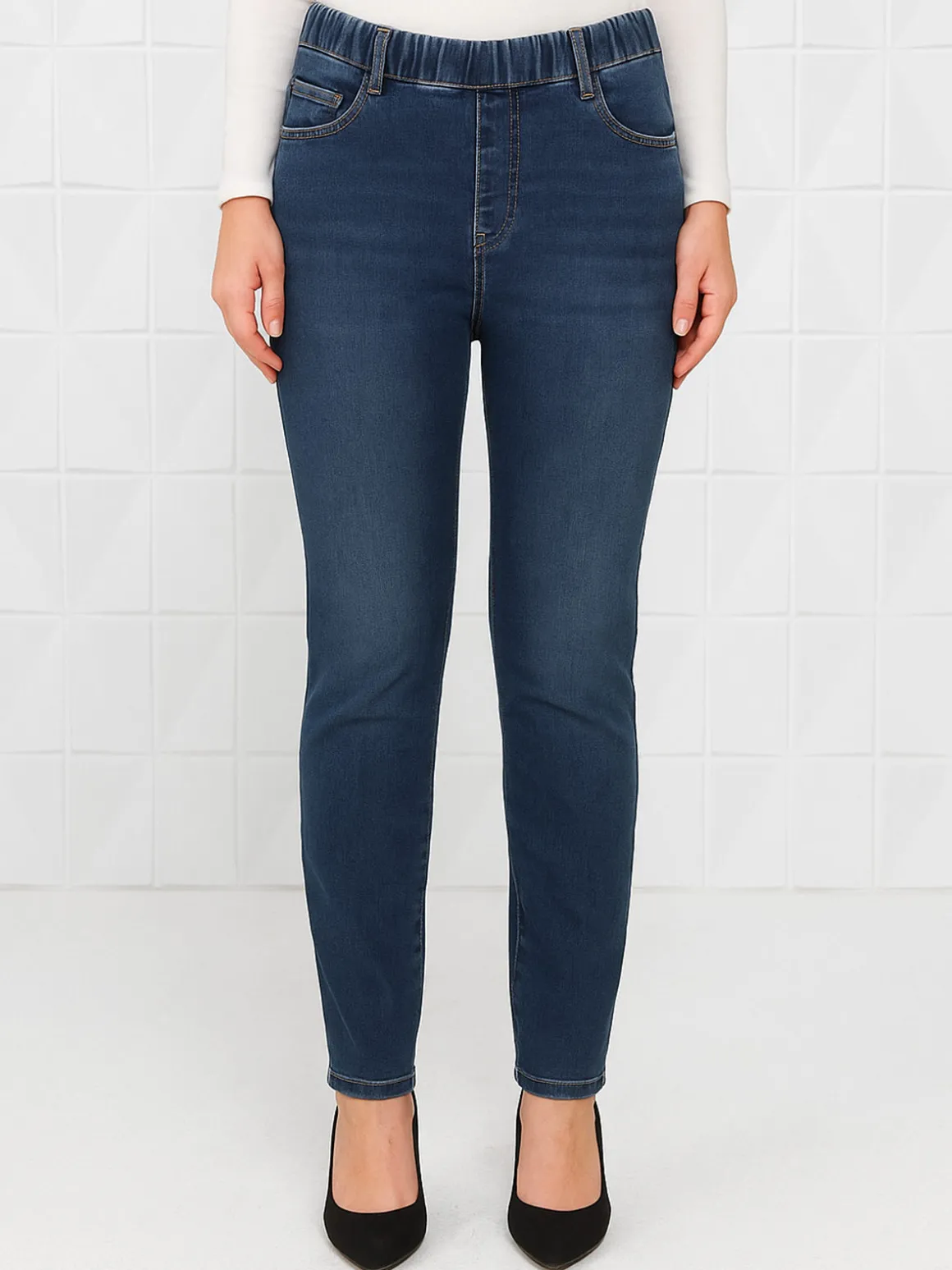 Fionina Jeans Jeggings donna push-up - jeans