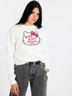 Fixdesign Felpa donna in cotone con stampa