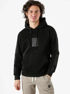 Flex Style Felpa da uomo con cappuccio - nero