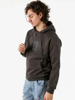 Flex Style Felpa da uomo con cappuccio - grigio scuro