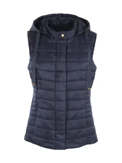 Flight Finery Gilet donna imbottito con cappuccio