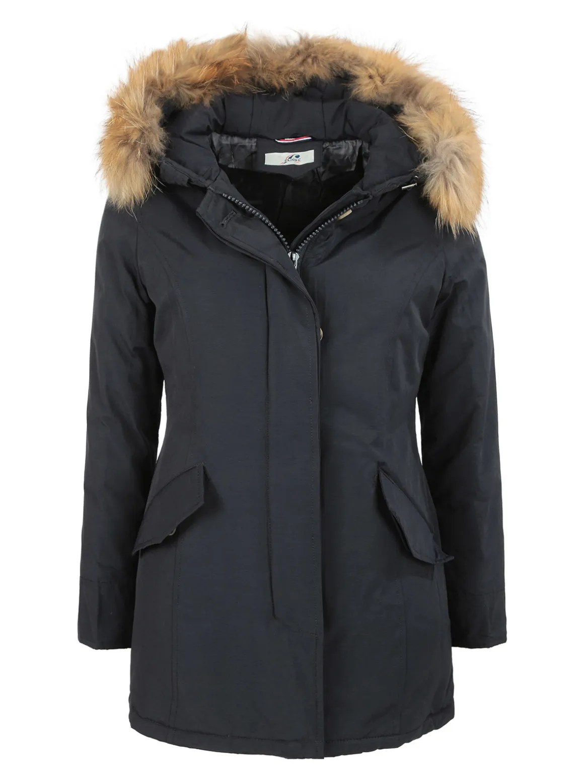 Flight Finery Giubbotto donna con cappuccio peloso