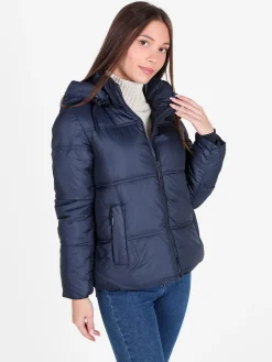 Flight Finery Giubbotto donna puffer con cappucio e zip