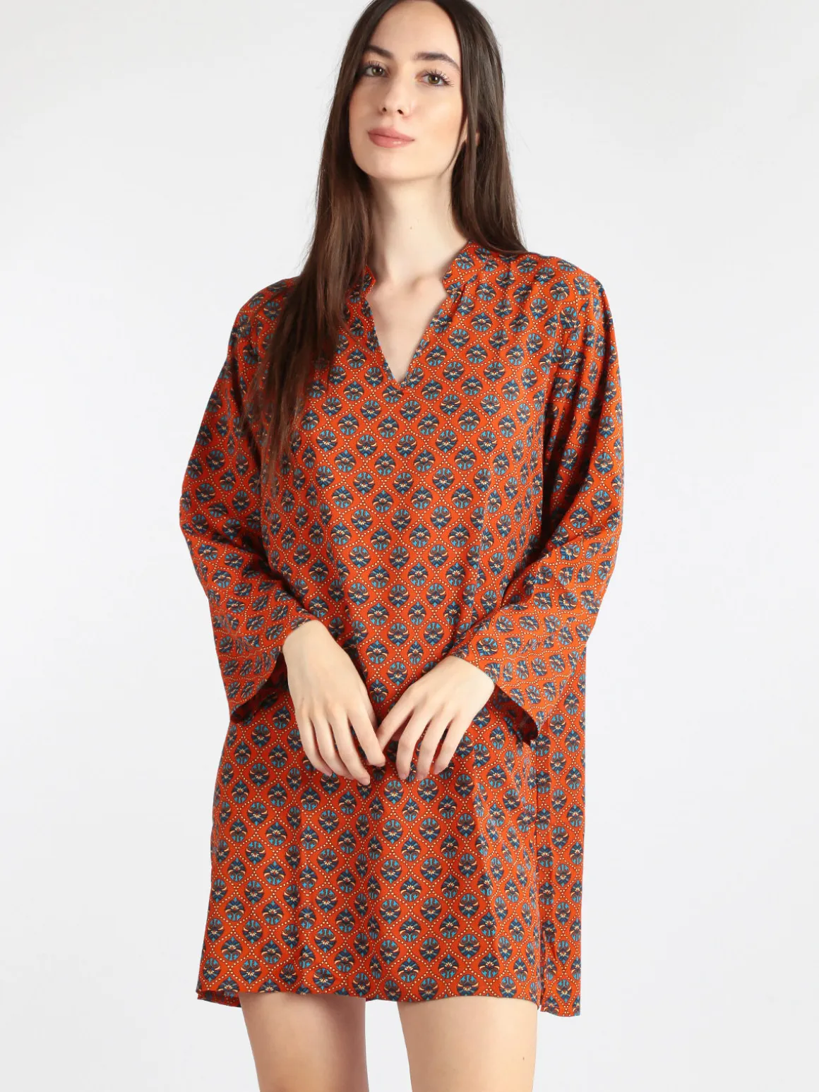 Flight Finery Maxi blusa donna con stampe