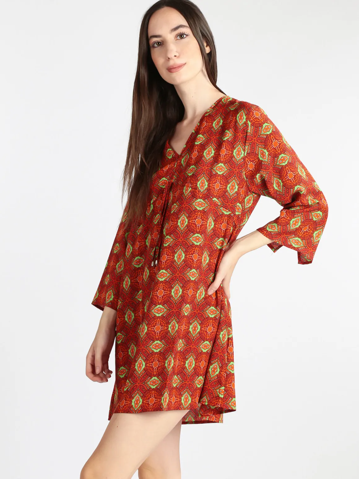 Flight Finery Maxi blusa donna con stampe