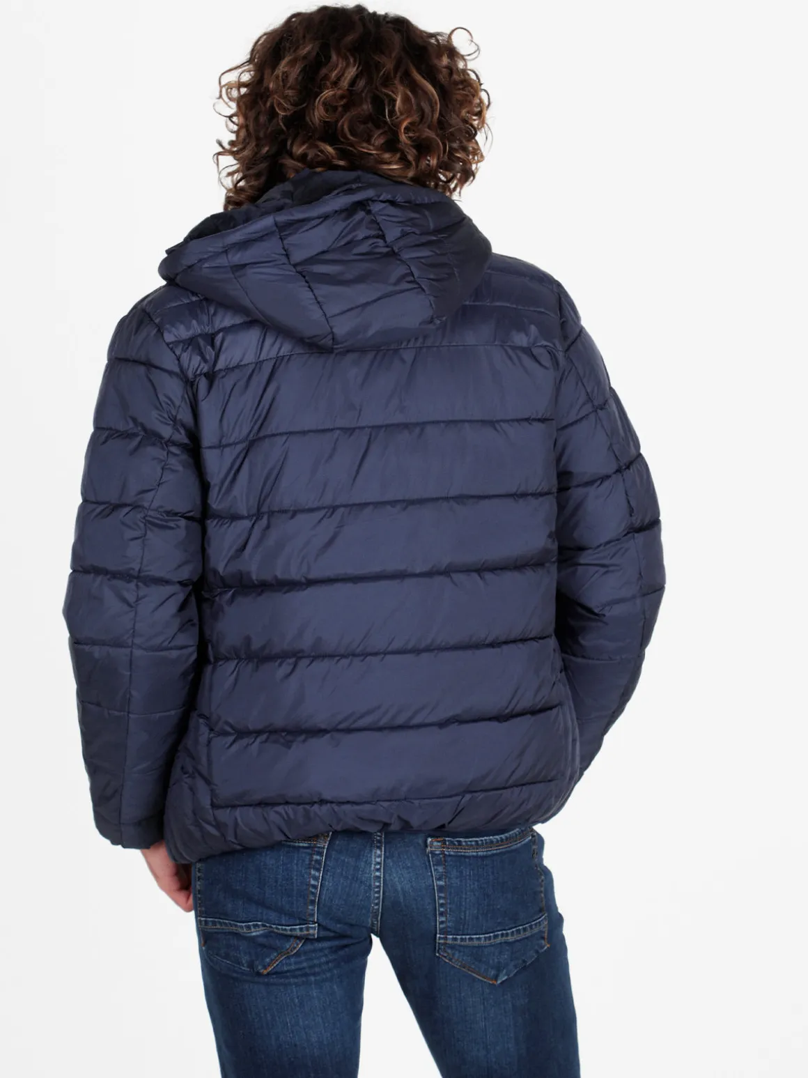 Flight Finery Piumino da uomo con cappuccio e zip