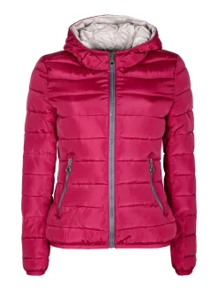 Flight Finery Piumino donna imbottito con cappuccio e zip