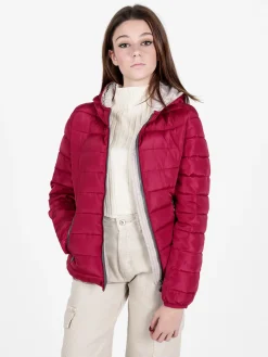 Flight Finery Piumino donna imbottito con cappuccio e zip