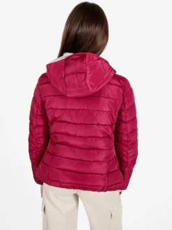 Flight Finery Piumino donna imbottito con cappuccio e zip