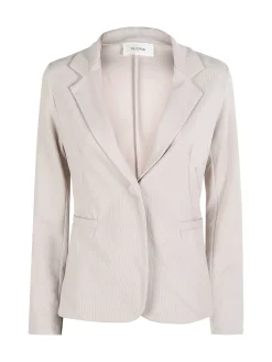 Floria Blazer donna a costine monobottone - beige