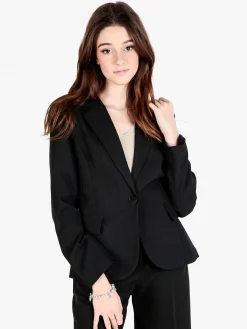 Floria Blazer donna classico con spilla di strass