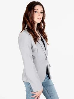 Floria Blazer donna classico con spilla di strass