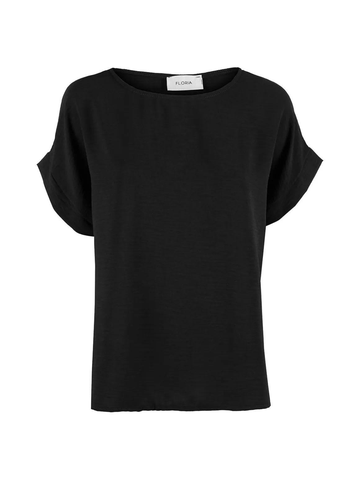 Floria Blusa donna a maniche corte - nero