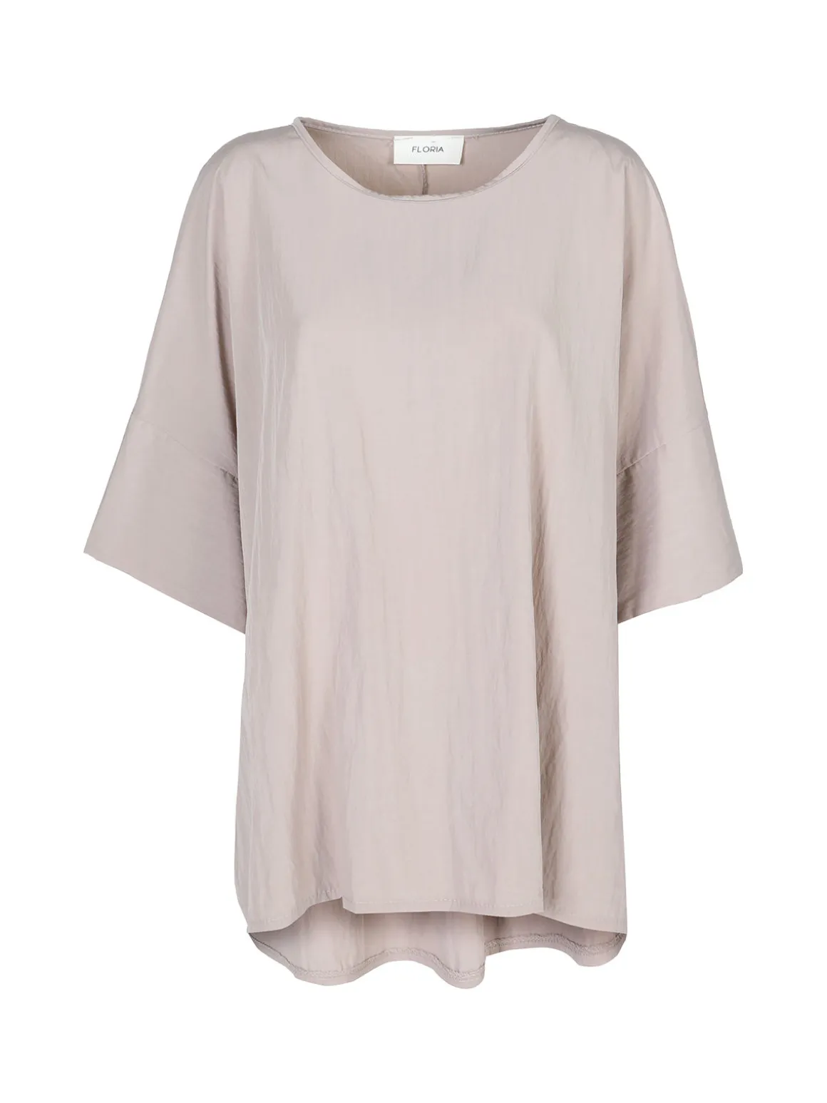Floria Blusa donna oversize con maniche corte a pipistrello