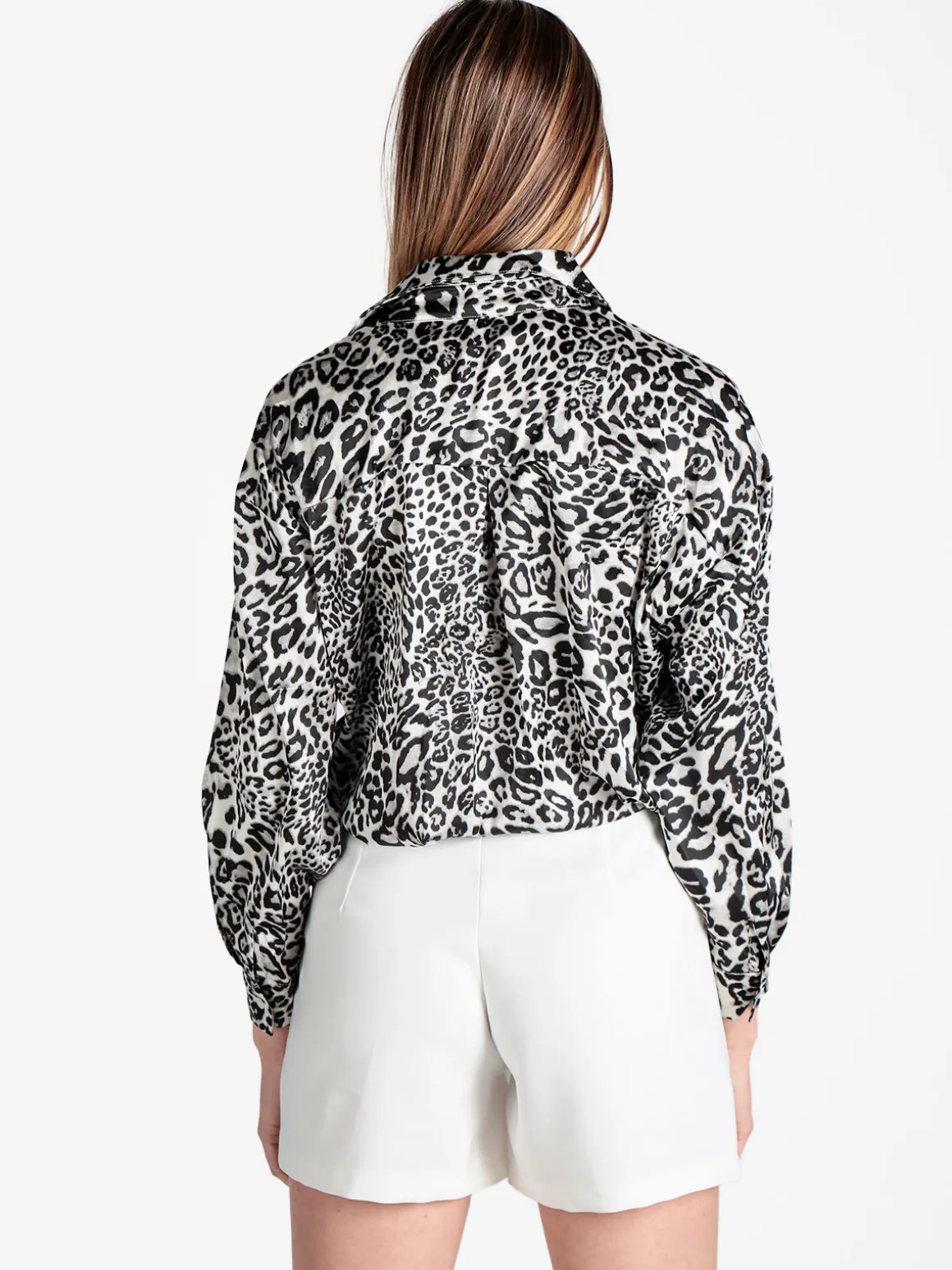 Forget Me Not Camicia donna animalier a maniche lunghe