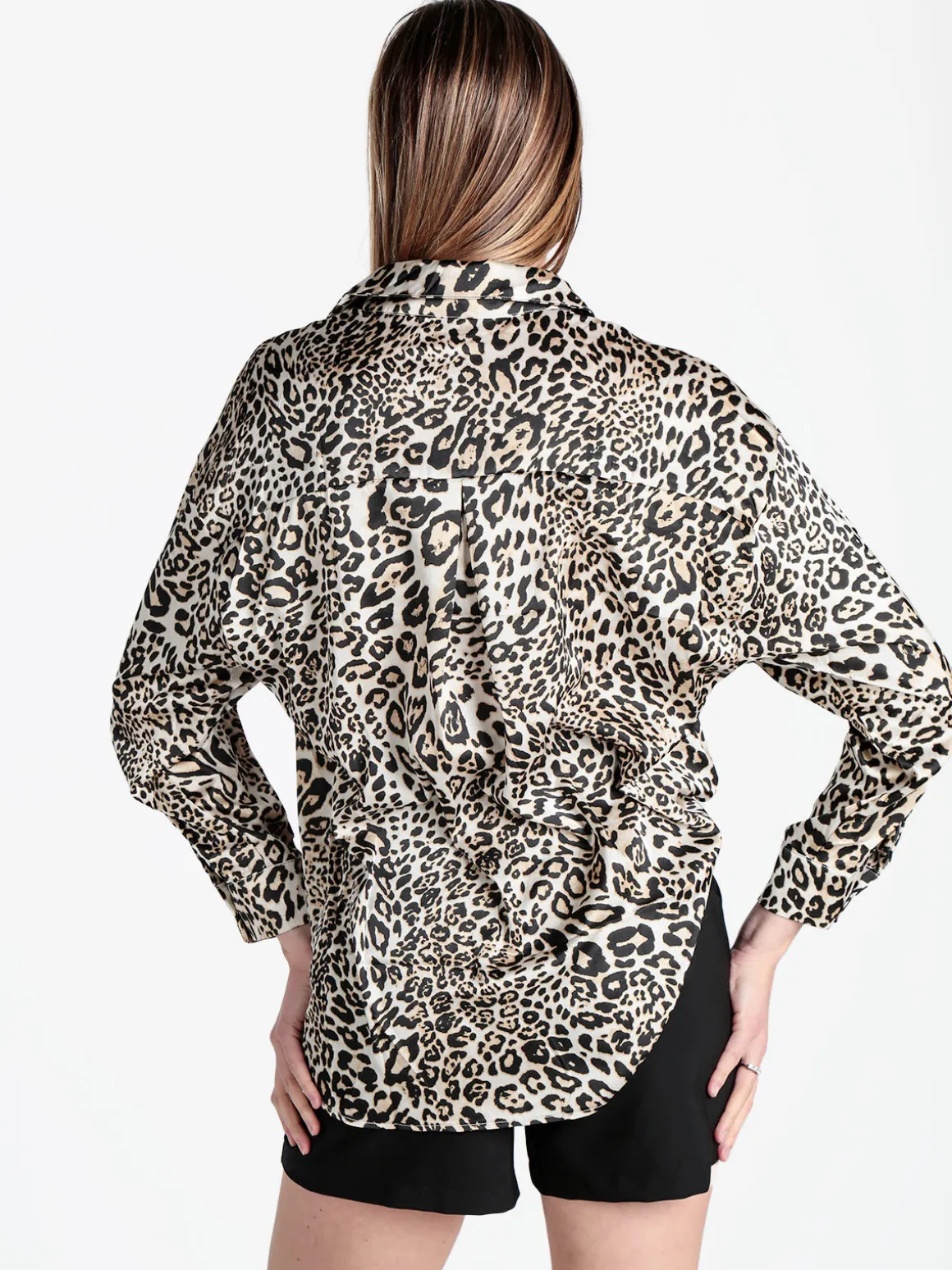 Forget Me Not Camicia donna animalier a maniche lunghe