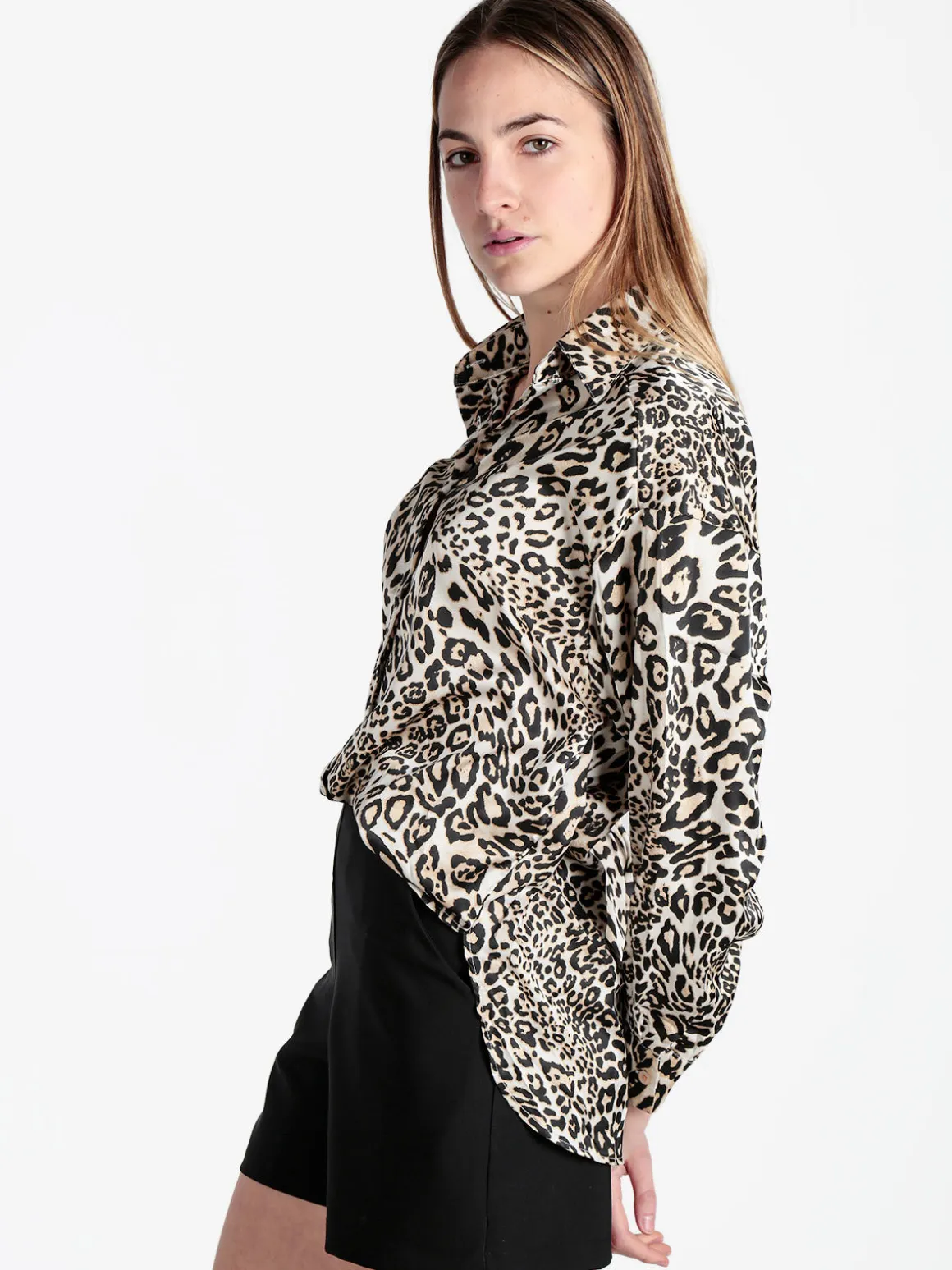 Forget Me Not Camicia donna animalier a maniche lunghe