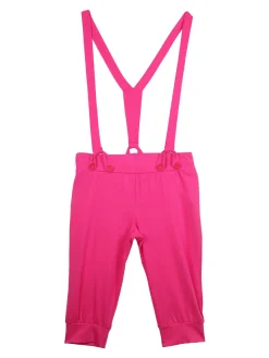 Fragolita Pantaloni in cotone con bretelle