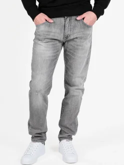 Frankie Malone Jeans da uomo grigio slim fit