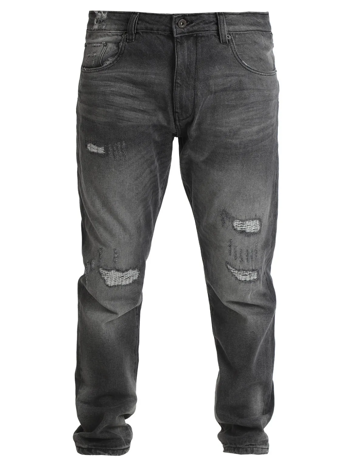Frankie Malone Jeans grigio da uomo con strappi