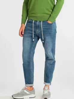 Frankie Malone Jeans uomo modello jogger