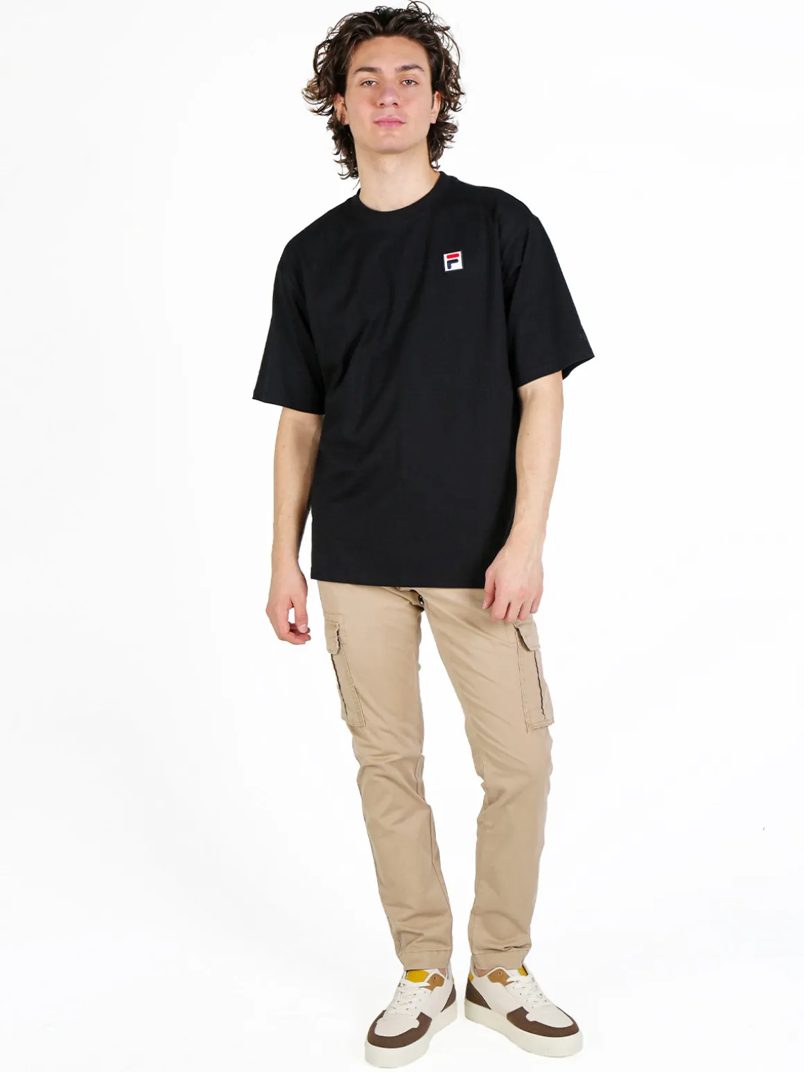 Frankie Malone Pantaloni cargo da uomo in cotone
