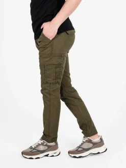 Frankie Malone Pantaloni cargo da uomo in cotone