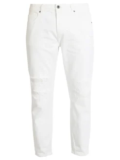 Frankie Malone Pantaloni cropped uomo con strappi