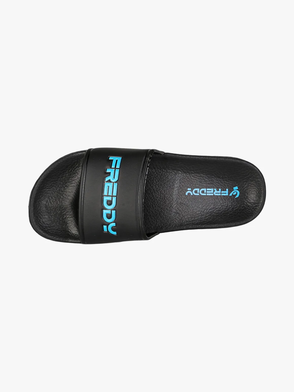 Freddy Ciabatte donna in gomma con fascia larga - nero