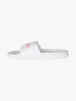Freddy Ciabatte donna in gomma con fascia larga - bianco