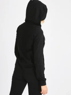 Freddy Felpa donna con cappuccio e zip in cotone
