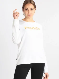 Freddy Felpa sportiva leggera da donna in cotone