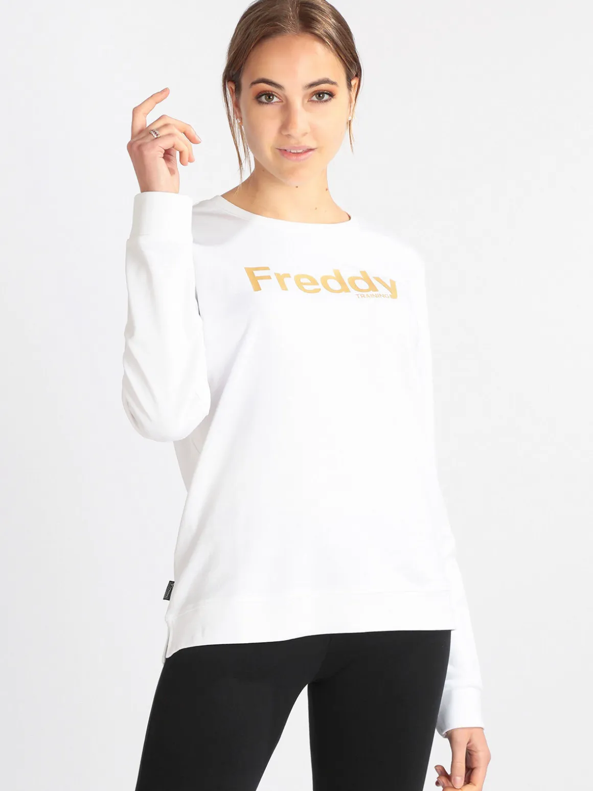 Freddy Felpa sportiva leggera da donna in cotone