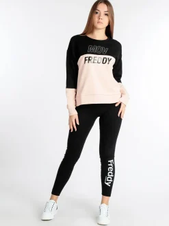 Freddy F2WMVS1 Felpa donna girocollo