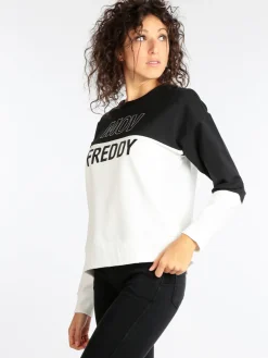 Freddy F2WMVS1 Felpa donna girocollo