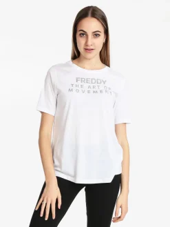 Freddy T-shirt manica corta con scritta
