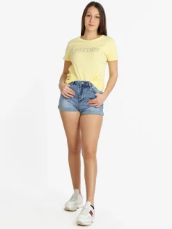 Freddy T-shirt manica corta donna con scritta