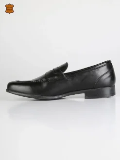 Freetime Mocassini neri in pelle