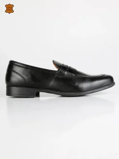 Freetime Mocassini neri in pelle