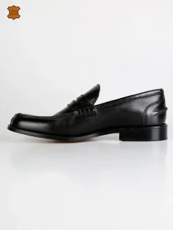 Freetime Mocassini neri in pelle
