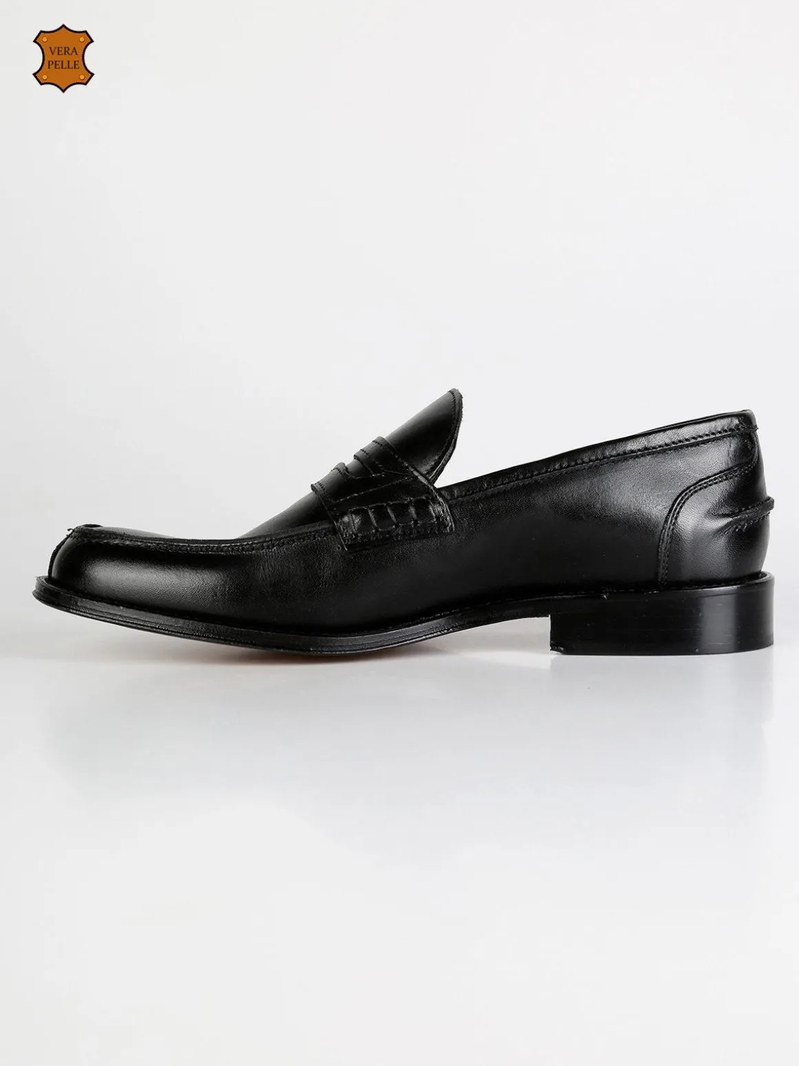 Freetime Mocassini neri in pelle