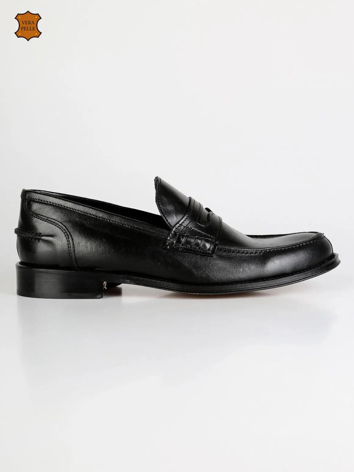 Freetime Mocassini neri in pelle