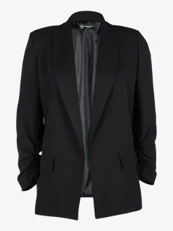 Frenetika Blazer donna aperto con maniche arricciate