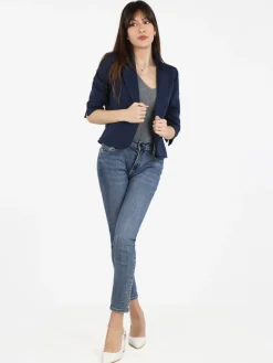 Frenetika Blazer donna elegante con maniche a 3/4