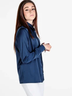 Frenetika Camicia donna effetto raso con cravattino